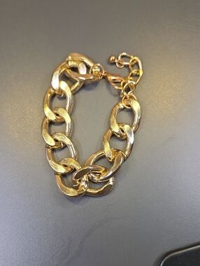 Gold-Tone Chunky Link Bracelet - Women Jewelry